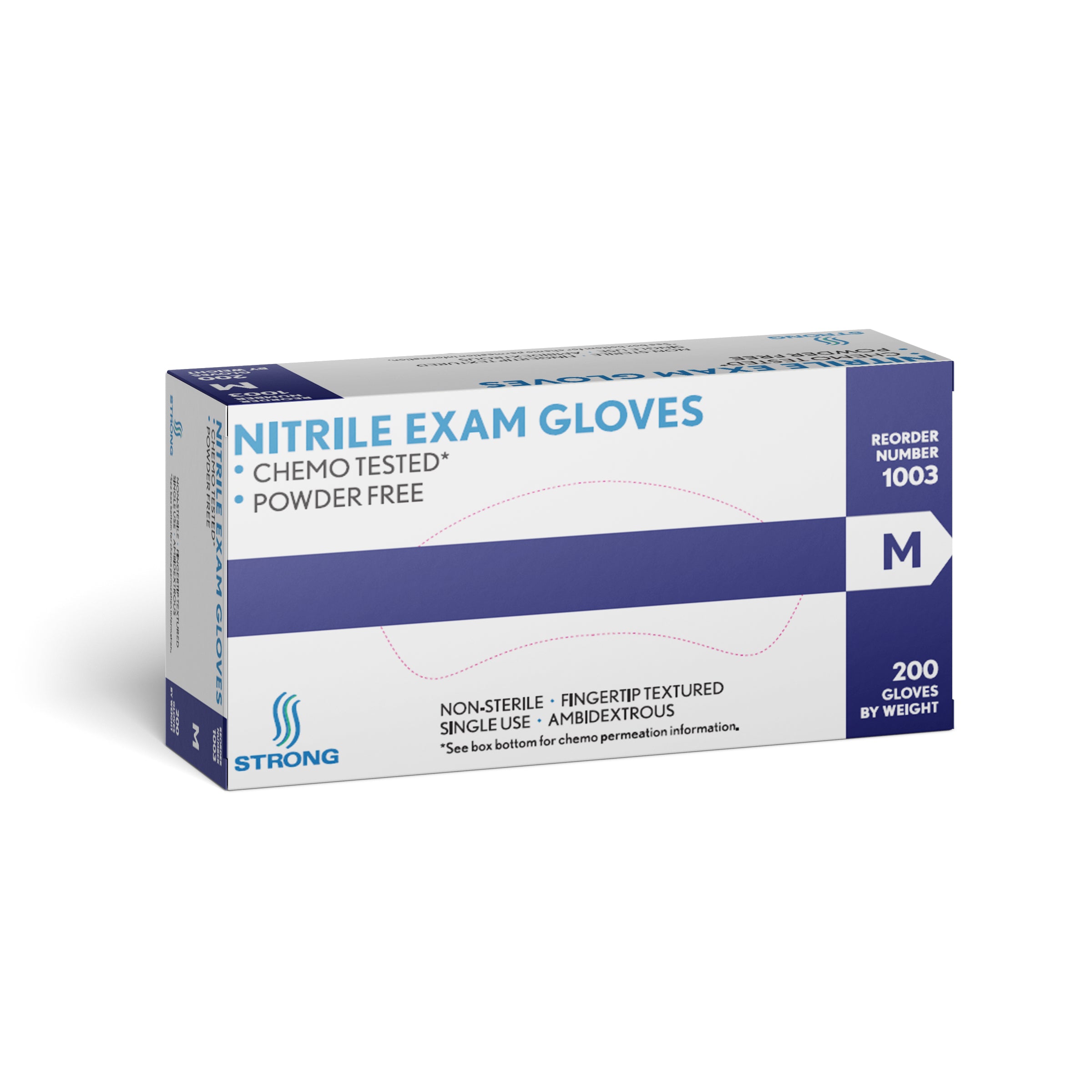 STRONG Nitrile Exam Gloves - 200 Per Box - Powder Free – STRONG ...