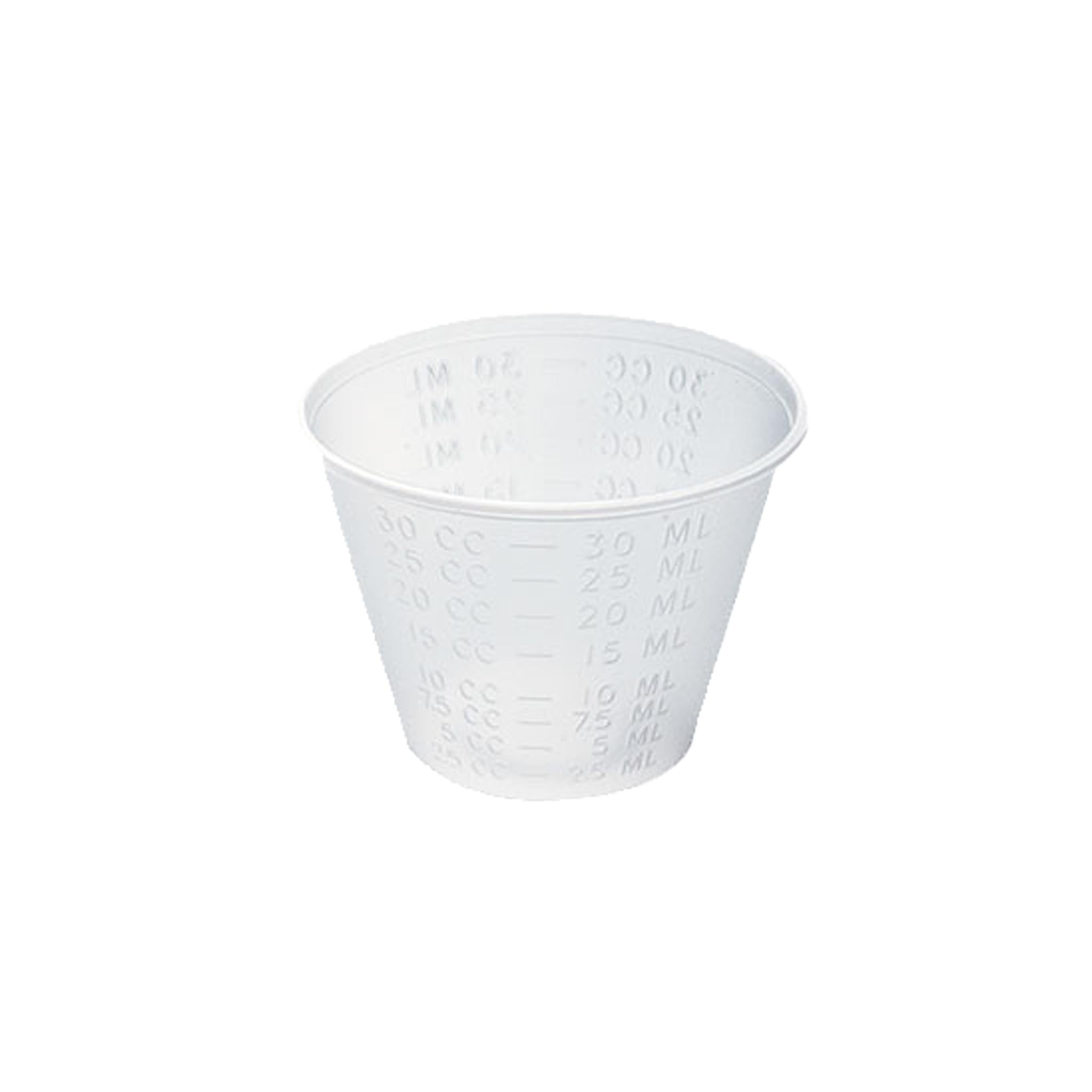  Medical Action Graduated Triangular Measuring Cup with CC and  oz, 10/Pk, Translucent: Home & Kitchen